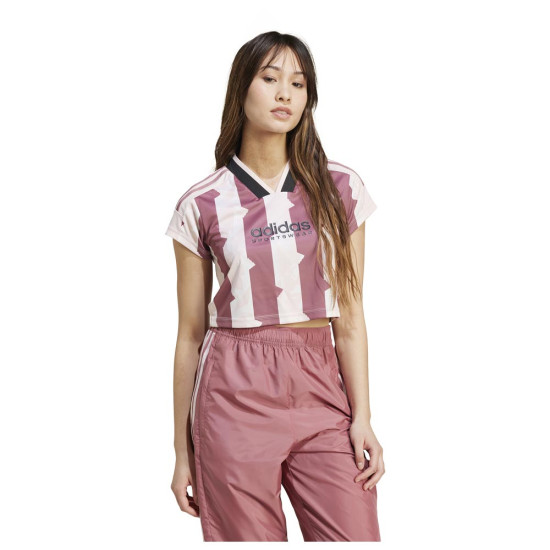 Adidas Γυναικεία κοντομάνικη μπλούζα Tiro Cut 3-stripes Baby Tee
